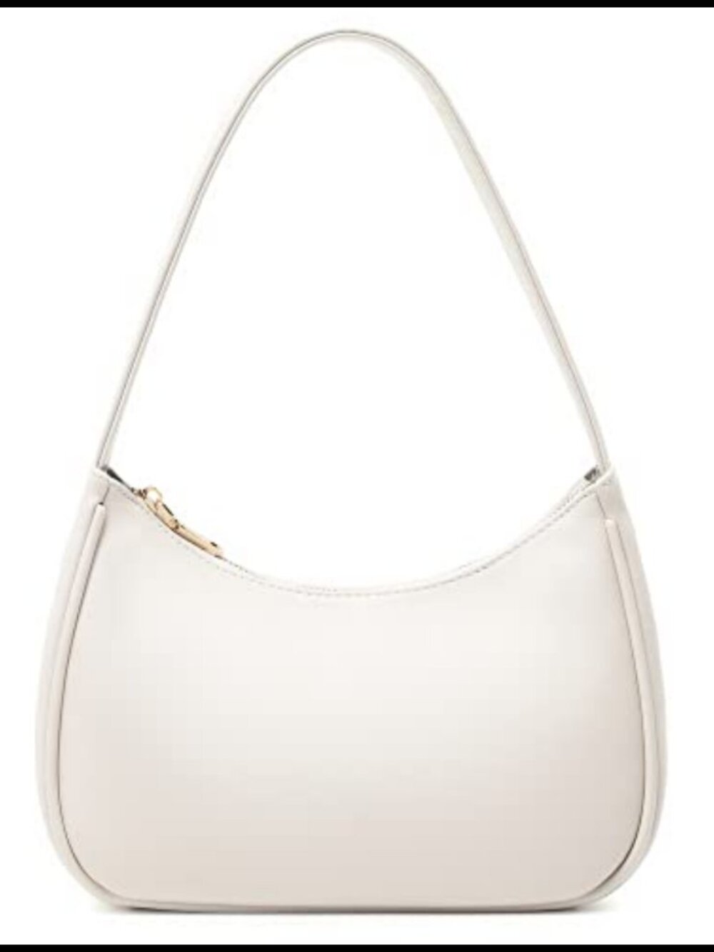 PU Leather Hobo Shoulder Bag Mini Clutch Purse Zipper Women